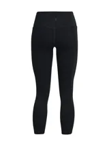 Calzas deportivas Under Armour modelo Meridian Ankle, color negro, de tiro alto con bolsillos laterales y tejido de punto supersuave.