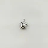 Dije con forma de estrella en plata 925.