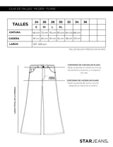Pantalón bootcut de tiro medio, calce slim desde la cintura hasta la rodilla y largo que se extiende por el calzado.
