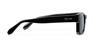 Lentes de sol cuadrados negros con montura de bio-based G850 y patillas de propionato de celulosa.