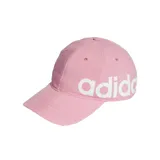 Gorro Adidas color rosa con logo blanco en el lateral.