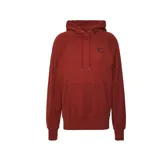 Canguro Nike color ladrillo con capucha, bolsillo tipo canguro y logo Nike Air bordado en negro en el pecho.