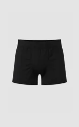 Boxer largo de algodón con lycra, confeccionado en una sola pieza sin costuras, con cintura elástica personalizada con el logo de la marca.