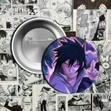 Pin metálico con la imagen de Naruto sonriendo.