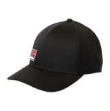 Gorra Volcom Modstone negra con visera curva y parche con logo de la marca bordado en el lateral frontal.