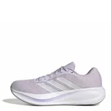 Championes de running Adidas Response Runner 2 W color lila, con detalles plateados en las clásicas tres tiras, mediasuela Cloudfoam blanca y suela gris. Confeccionados con malla transpirable y cordones tono sobre tono.