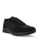 Championes urbanos Umbro de diseño deportivo, color negro, confeccionados en una combinación de materiales textiles y sintéticos. Presentan el logo de la marca en el lateral y cierre mediante cordones.