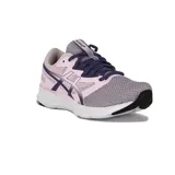 Championes de running Asics Fuzeblast Se, color rosa claro con detalles en púrpura y suela blanca. Confeccionados en malla transpirable con refuerzos laterales y cordones al tono.