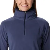 Buzo de micropolar Columbia, modelo Glacial IV, con cierre frontal de media cremallera y cuello alto. Diseño de manga larga con ajuste entallado, confeccionado en tejido elástico y ligero.