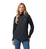 Polar Columbia de cuello alto con cierre frontal parcial, manga larga y bolsillo con cierre en el pecho. Presenta un diseño técnico con tejido texturizado y logo de la marca bordado.