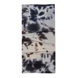 Cuello multifuncional Buff de la línea Original Ecostretch, con diseño estampado tipo tie-dye en tonos grises y blancos. Es una prenda versátil, elástica y transpirable, ideal para actividades al aire libre.