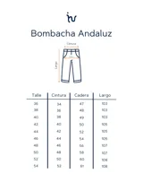 Pantalón de campo de gabardina con lycra, corte recto y bolsillos laterales.