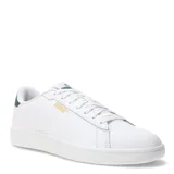 Championes urbanos Puma modelo Smash 3.0 L, color negro con detalles en blanco. Presentan el logo de la marca en el lateral y la lengüeta, con cierre de cordones y suela de goma blanca.