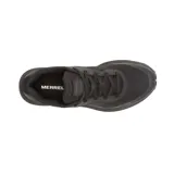 Championes de trekking y trail running Merrell modelo Fly Strike 2, color negro, confeccionados en malla transpirable y TPU con suela de goma con tacos antideslizantes.