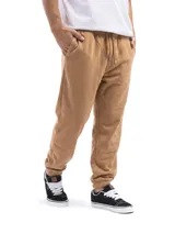 Pantalón de jogging color tostado, con cintura elástica con cordón ajustable, bolsillos laterales y puños elastizados en los tobillos.