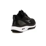 Championes Diadora Moon para mujer, color negro con detalles en blanco. Zapatillas de running con capellada de mesh y suela de goma.