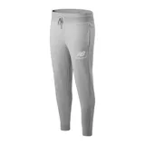 Pantalón de jogging gris con logo de New Balance estampado en blanco.