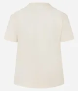 Remera básica de manga corta y cuello redondo, confeccionada en algodón interlock. Presenta un diseño liso sin estampados, ideal para uso diario.