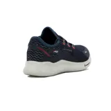 Championes deportivos Fila Intruder, color azul marino con detalles en rojo y blanco.