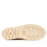 Botas Palladium Pampa Hi con estampado de lunares negros sobre fondo beige.