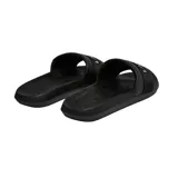 Ojotas Lacoste Croco Slide color azul marino con banda blanca y logo de la marca.