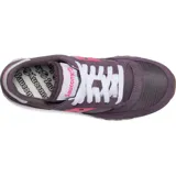 Championes Saucony Jazz Original Vintage, color gris con detalles en rosa y blanco.