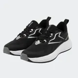 Championes Reebok Verse, color negro con detalles blancos y plateados, ideales para running.