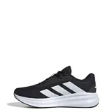 Championes de running Adidas modelo Galaxy 7 M, color negro con las tres bandas características en blanco y suela blanca con tecnología Cloudfoam.