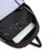 Mochila Vans Old Skool con estampado a cuadros en tonos marrones y negros. Cuenta con un compartimento principal con cierre, un bolsillo frontal con cierre y dos bolsillos laterales. Tiene correas acolchadas ajustables y asa de mano en la parte superior.