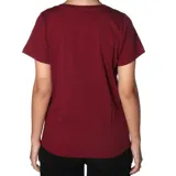 Remera color borgoña con logo Thrasher Flame estampado en el pecho.