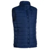 Chaleco acolchado Topper modelo Abrigo II, color azul marino, con cierre frontal completo y cuello alto.