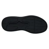 Championes de running Under Armour modelo Phade RN 3, color negro. Presentan una parte superior de malla ligera y transpirable con soporte estratégico, entresuela con amortiguación de EVA y suela de goma resistente con ranuras flexibles.