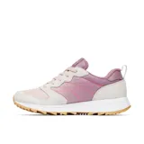 Championes Merrell Alpine 83 para mujer, en tonos lila, rosa y blanco, con suela de goma color caramelo.