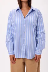 Camisa Cale Celeste