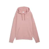 Buzo con capucha Puma de corte holgado, color rosado, con bolsillo tipo canguro frontal y cordones ajustables en la capucha. Presenta un pequeño logo bordado en el pecho.