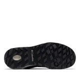Championes de trekking Columbia modelo Newton Nimble Ltr, color negro con entresuela beige. Diseñados con parte superior de cuero impermeable, tecnología Omni-Tech y suela Omni-Grip para mayor tracción y estabilidad.