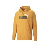 Canguro Puma Essentials color ocre con capucha y cordones ajustables. Logotipo de Puma estampado en el pecho en color negro.