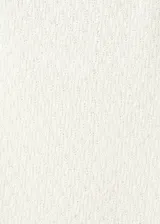 Pantalón blanco de tiro regular con diseño de pernera recta y estructura de tejido plano ligero.