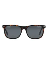 Lentes de sol RKF modelo Bolzano, con armazón de acetato de celulosa con patrón carey en tonos marrones y negros, y cristales oscuros polarizados.