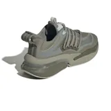 Championes Adidas Alphaboost V1 color gris con tecnología Boost y Bounce en la mediasuela.