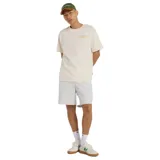 Remera de algodón de corte clásico y cuello redondo, color blanco, con estampado gráfico minimalista en el pecho que incluye la frase 'The Intelligent Choice' sobre una línea horizontal amarilla.