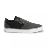 Championes Etnies Blitz de skate, color gris con detalles en negro y suela blanca.