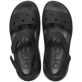 Sandalias Crocs modelo Soho, color marrón, con plataforma alta, plantilla LiteRide™, parte superior de TPU con orificios para dijes Jibbitz y tiras ajustables.
