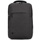 Mochila Topper Laptop II color negro, con compartimento para laptop y múltiples bolsillos.