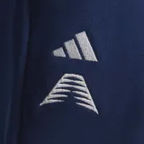 Pantalón deportivo Adidas modelo Anthony Edwards Foundation, color azul marino, con cintura elástica con cordón de ajuste y puños elásticos en los tobillos.