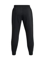 Jogging deportivo Under Armour de corte ajustado, confeccionado en tejido de doble punto elástico y transpirable. Cuenta con cintura elástica con cordón interno, bolsillos laterales abiertos y un bolsillo adicional con cierre en el muslo derecho.