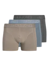 Bóxer de hombre Jack & Jones color tostado con cintura elástica ancha con el nombre de la marca grabado.