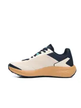 Championes de running Umbro Rad para hombre, color negro con entresuela blanca y detalles en rojo.