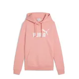 Canguro lila con capucha y logo Puma estampado en el pecho.