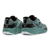 Championes deportivos Joma TK Shock Men 2417, color verde agua con detalles en negro y blanco. Ideales para trail running y trekking.
